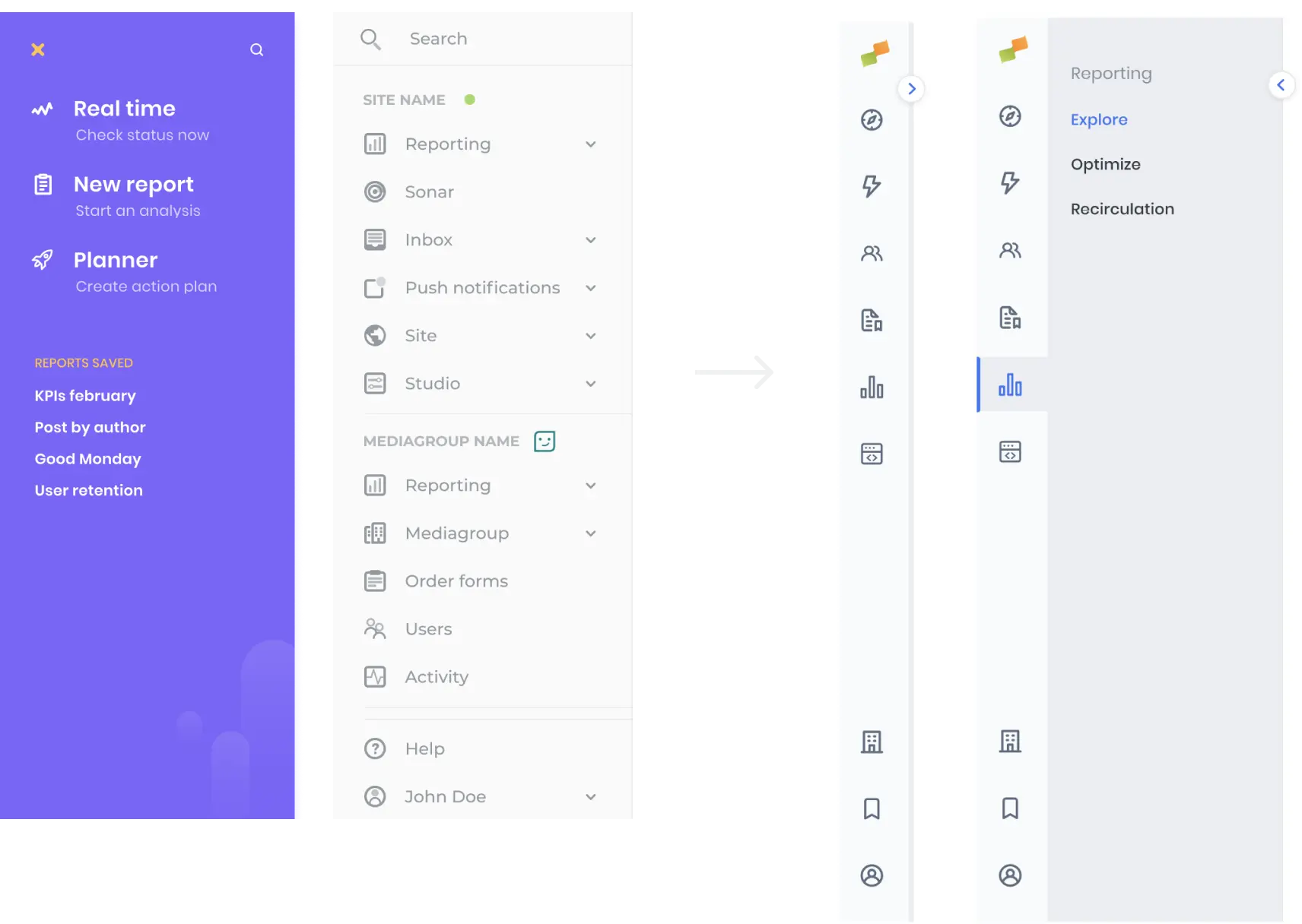 Navigation revamp